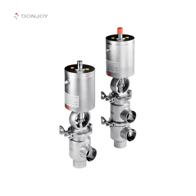 3A CE Sanitary Pneumatic Tri Clamp Reversing Single Seat Valve Stainless Steel 304/316L Factory Price