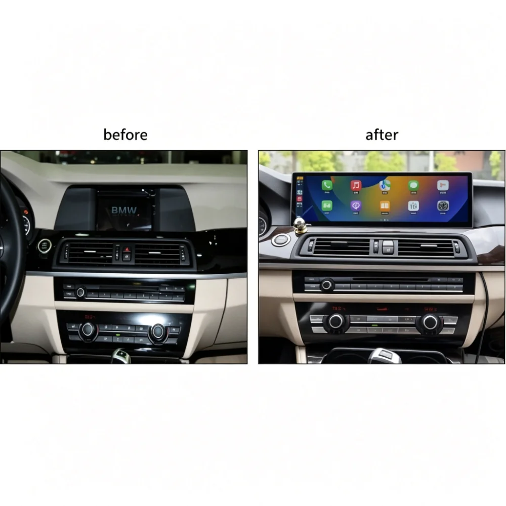 14.9 Inch Android Car Navigation for BMW 5 Series F10 F11 F18 2011-2012 CIC, GPS Multimedia Player, Plug and Play