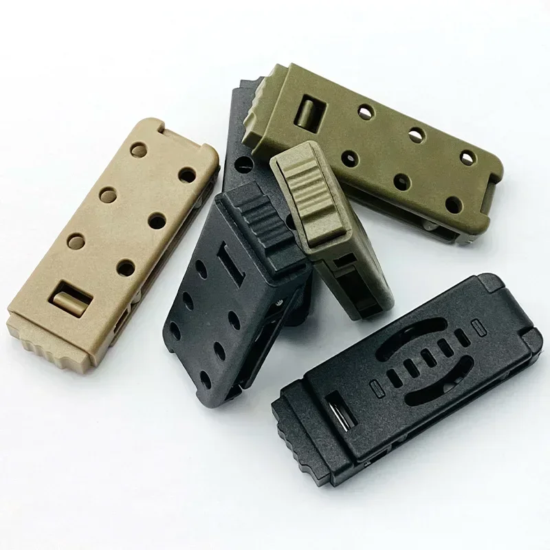 Outdoor Knife Scabbard Kit Tek Lok Belt Clamp Belt Multifunction K Sheath Kydex Waist Belt Clip Mag Gun Holster Waist Back Clip