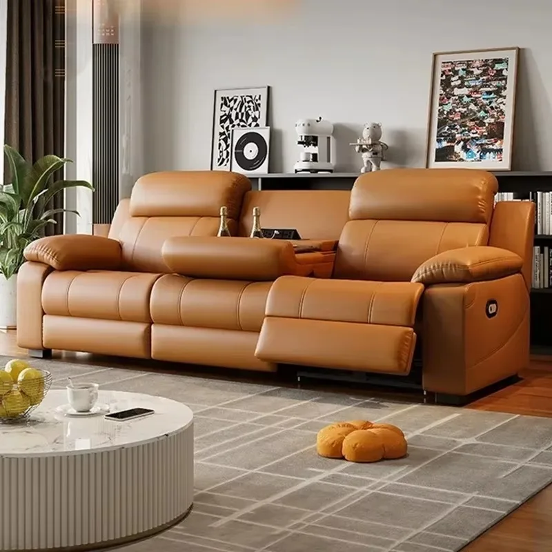 

Design 3 Seater Living Room Sofas European Filler Lazy Lounges Electric Sofa Luxury Designer Divano Soggiorno Furniture Home