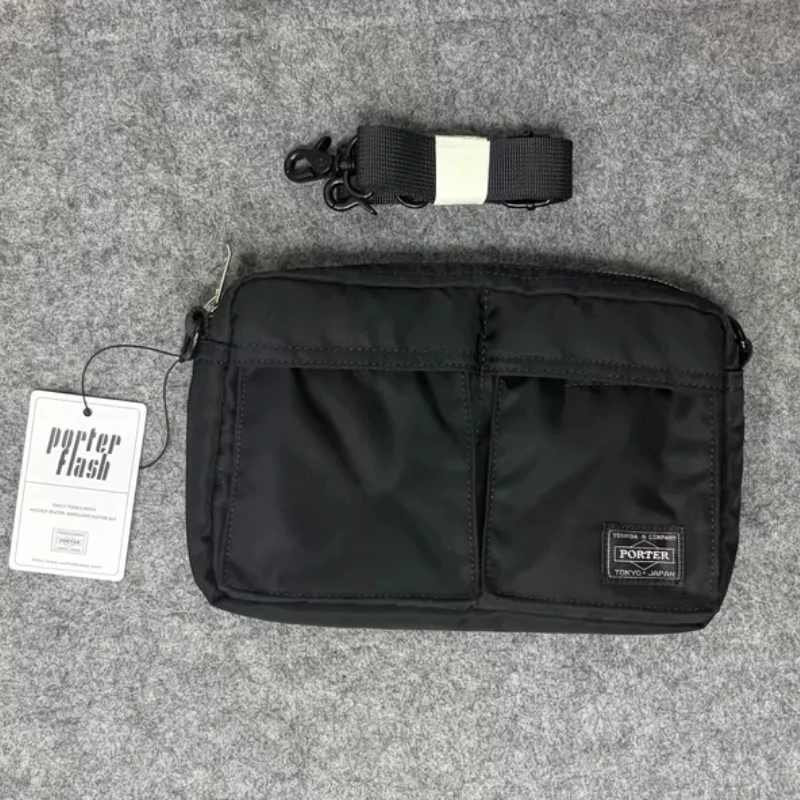 

Сумка-слинг Porter Tanker 22*13*4см из нейлона, повседневная поясная сумка через плечо, для активного отдыха, путешествий, спорта, легкая сумка для телефона