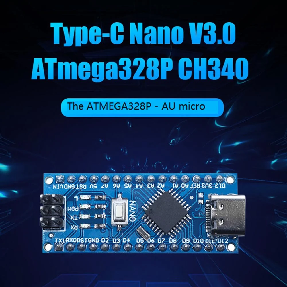 TYPE-C 개발 보드, CH340 Atmega328P 마이크로컨트롤러 개선 버전 호환