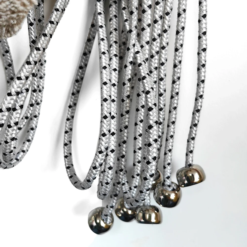 2025 Tenda con perline conduttive Tenda per porta della stanza bianca con corda tessuta in fibra antistatica ESD