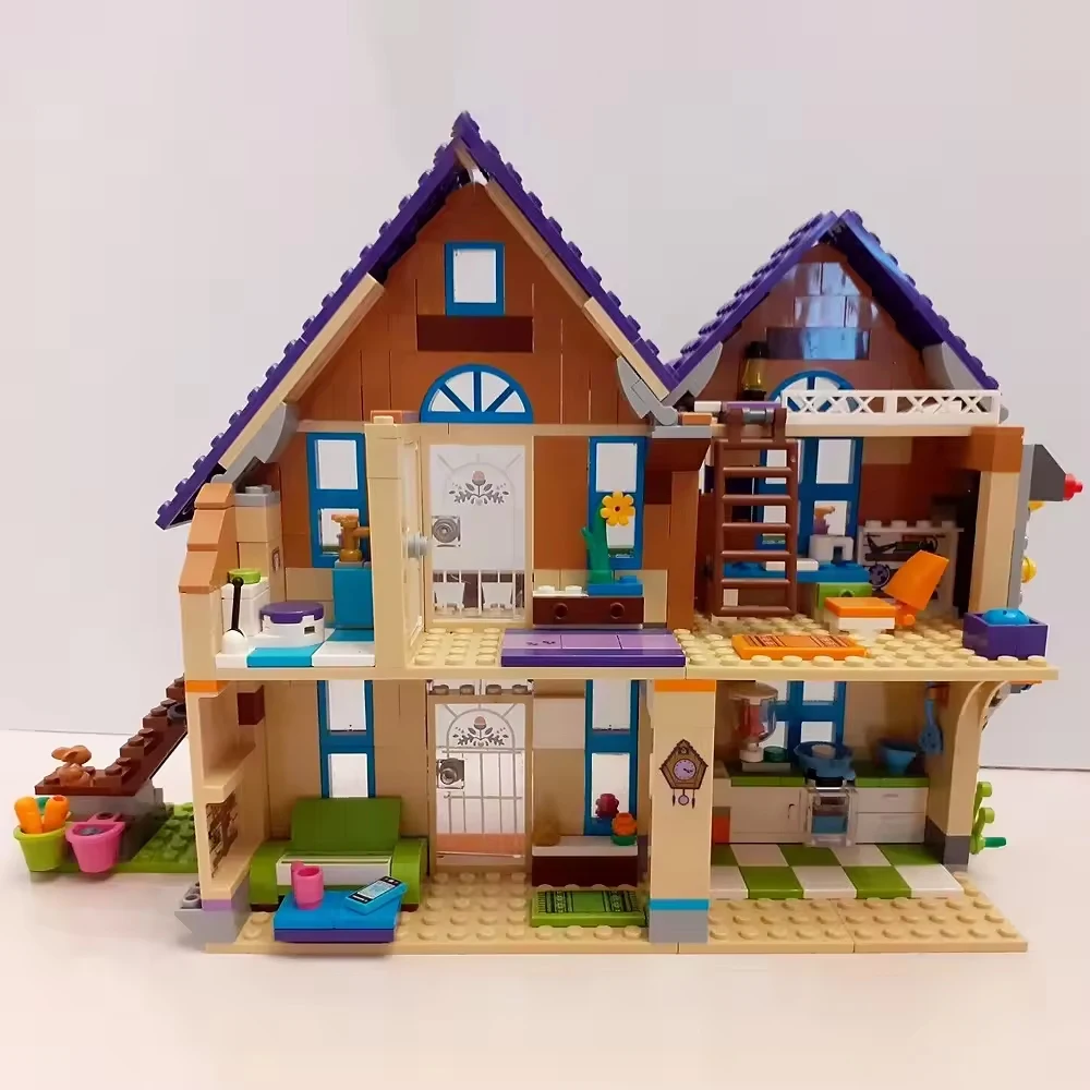 

In stock Mia's House street view Architecture MOC Building Block bricks 41369 model toy for friends gifts 715pcs