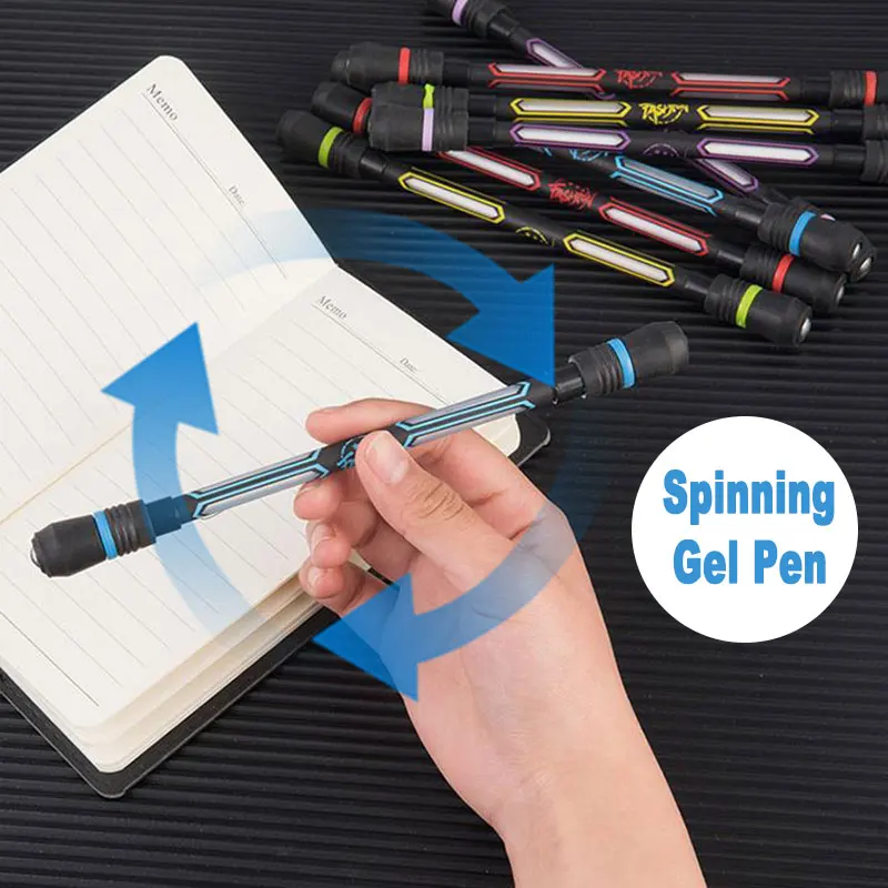 

Ручка гелевая вращающаяся с синими и черными чернилами, 2 шт., 4 шт.