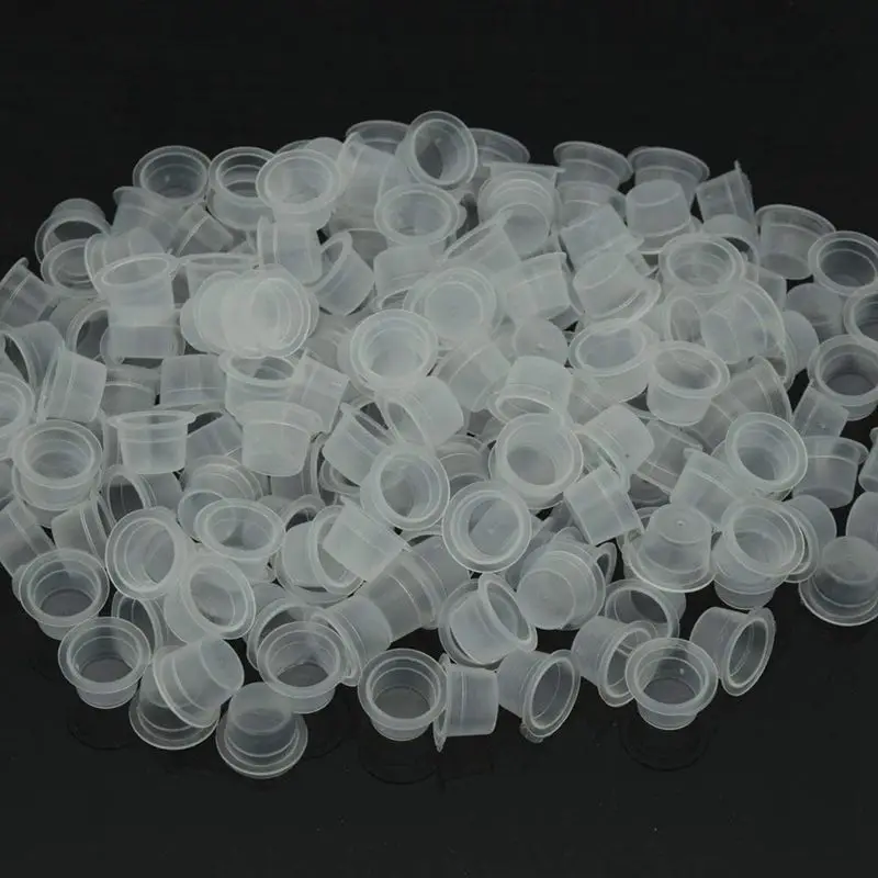 Pigment Cups For , 300Pcs/Bag 13Mm Medium Tattoo Ink Rings Disposable For Microblading Pigment Cups