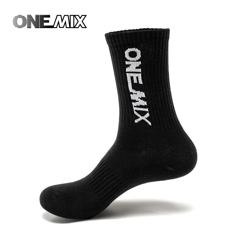 

ONEMIX New Comfortable Soft Indoor Casual Training Cotton Socks for Running Socks Men Sports Socks Stocking