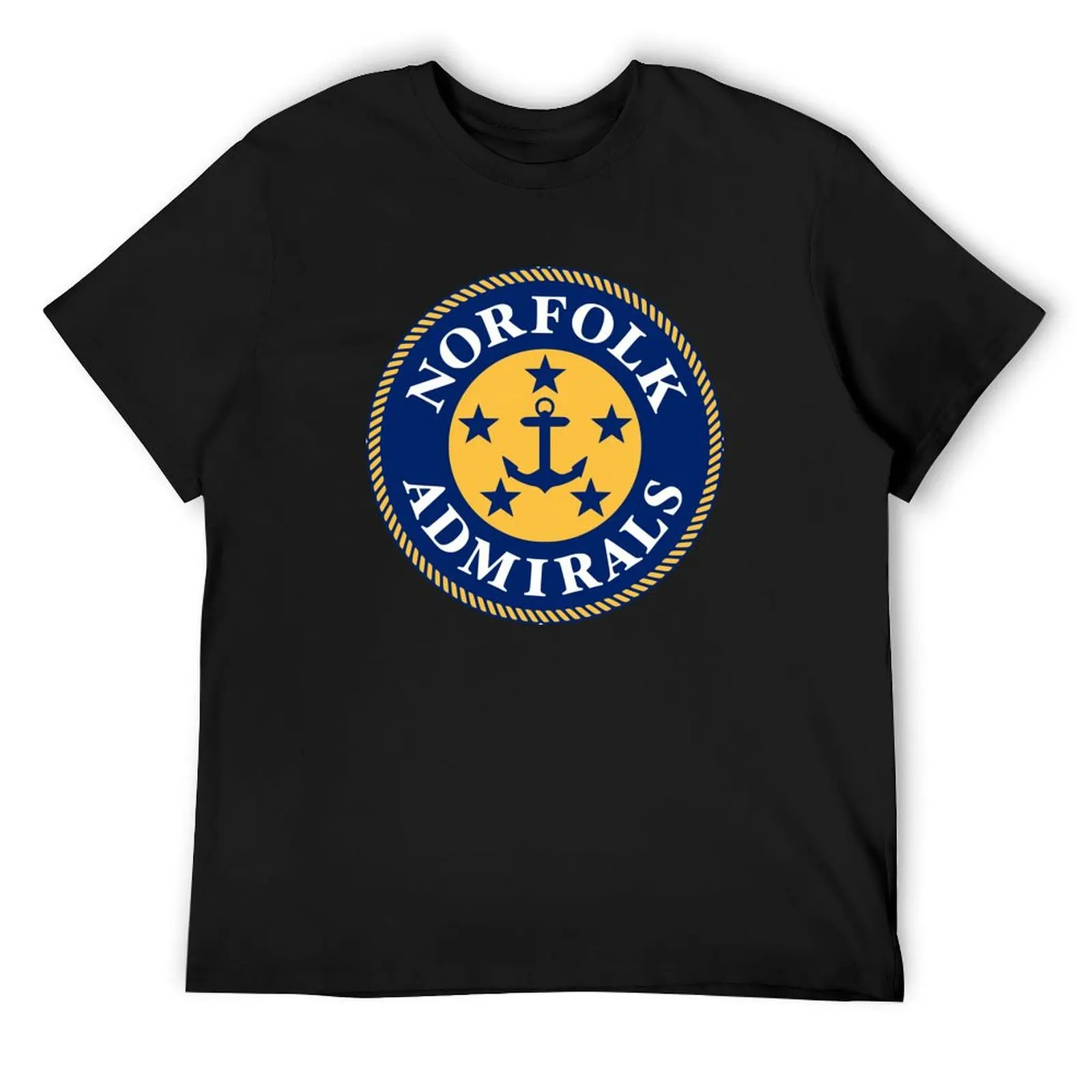 Norfolk Admirals T-Shirt kawaii clothes quick drying plain heavyweight t shirts for men