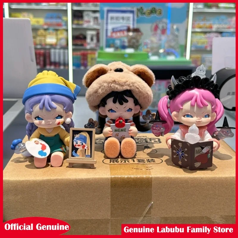 

Новый Memesoo Girl's Quirky Diary Series слепая коробка Kawaii аниме кукла Mystery Box сумка-сюрприз коллекционный декор для рабочего стола игрушки для девочек подарок