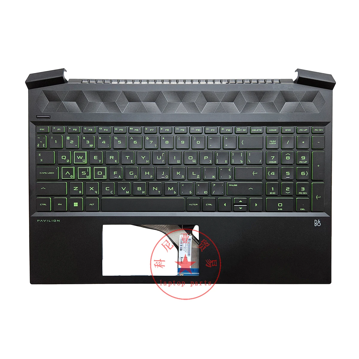 Imagem -06 - Laptop Palmrest Tampa da Caixa Superior com Teclado hp Pavilion Gaming 15-ec Tpn-q229 Série Eag3h00301p Eag3h00303p Original Novo