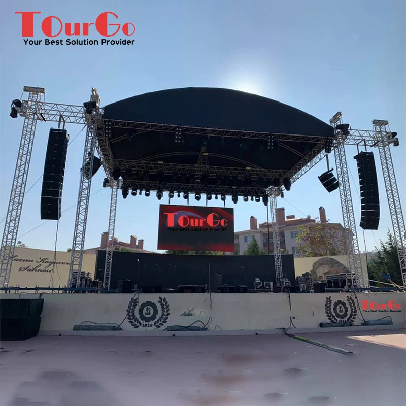 تروس سقف مسرحية من الألومنيوم معتمدة من TUV مقاس 300 مم #6