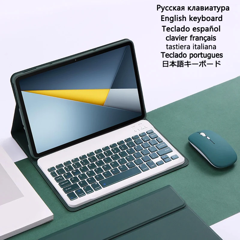 

Case with Keyboard for Xiaomi Poco Pad M1 12.1'' Stand Cover Tablet Keyboard Spanish Russian for Xiaomi Poco Pad M1 Case 2025