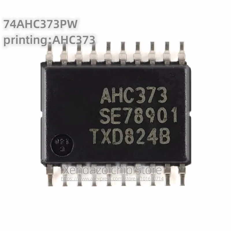 10pcs/lot 74AHC373PW printing AHC373 TSSOP-20 package Original genuine Eight channel D-type transparent latch chip