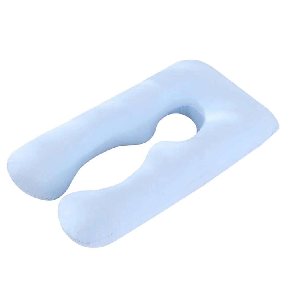 

1pc U Shaped Pregnancy Pillow Cover Maternity Pillowcase Body Cushion Case For Back Legs Belly Pregnant Women Blue
