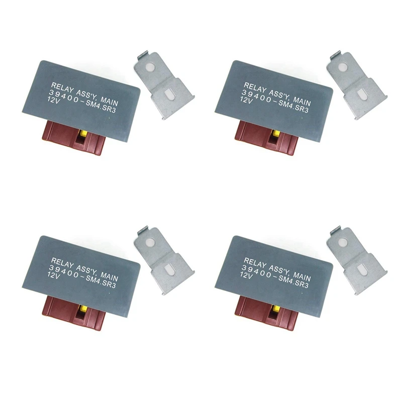 

4X Fuel Pump Main Relay 39400-SM4-A00 for Acura CL Integra TL Honda Accord Civic del Sol CR-V Odyssey 3 1998-2002