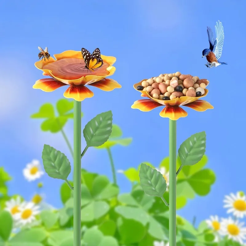 Dancing Fluttering Butterflies Hummingbird Yard Decor Garden Plants Flowers Stake For Your Potted Plant Yard Garden