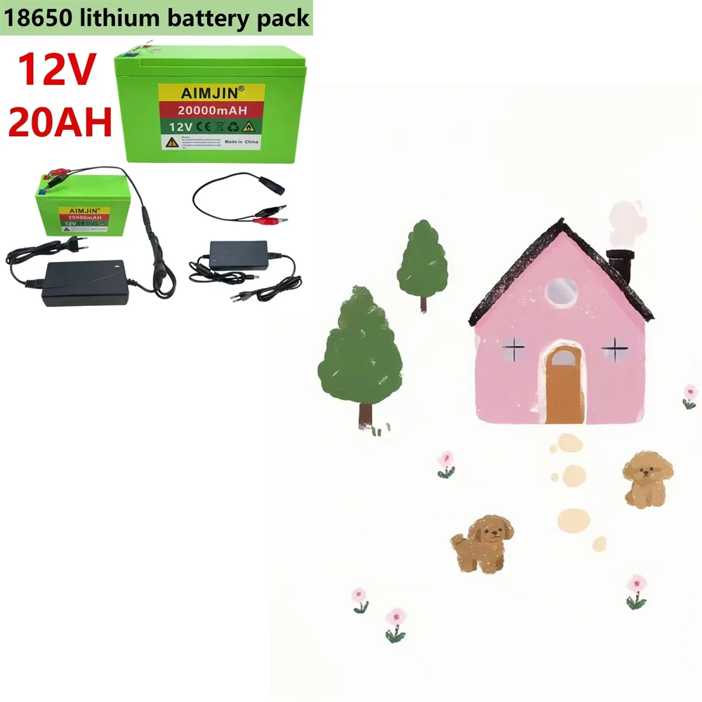 High Current 12V 20Ah 3S6P Sprayer Volt Built-in 20A BMS 18650 Lithium Battery Pack For Electric Vehicle Battery💖