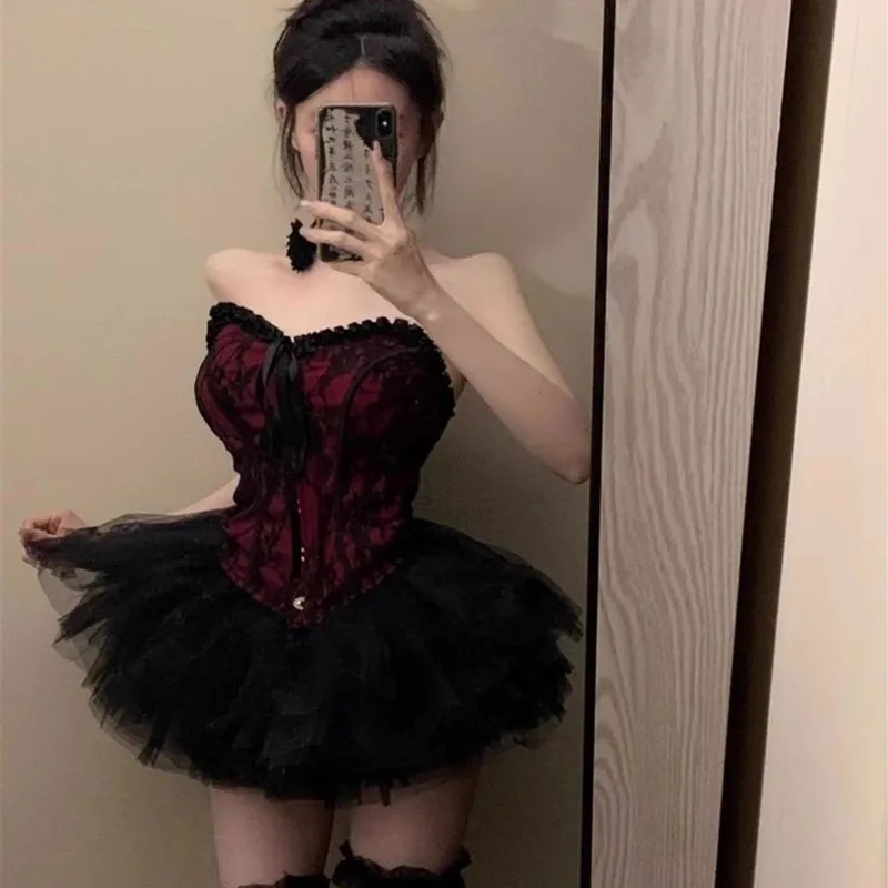 

Sexy Devil ort Skirt Tube Top loween Costume for Women Ciwalk Polyester Blend Fabric Pregnancy Friendly Faionable