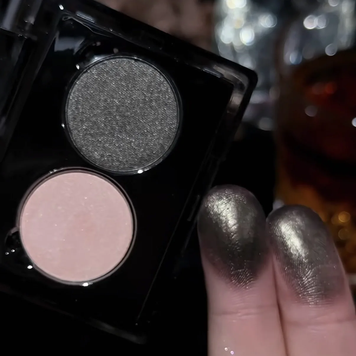 oddity Eye Shadow Palette 2 Colors Matte Shimmer Glitter Satin Glow Blendbale Goth Smoky Natural Eye Look Lasting Eye Makeup