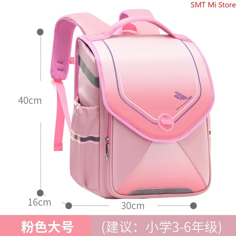 Imagem -06 - Xiaomi Youpin Clarear Acima da Escola Primária Estudantes Flip Grande-capacidade à Prova Impermeável Água 612 Anos de Idade Criança Bolsa de Espaço Crianças Mochila Quente