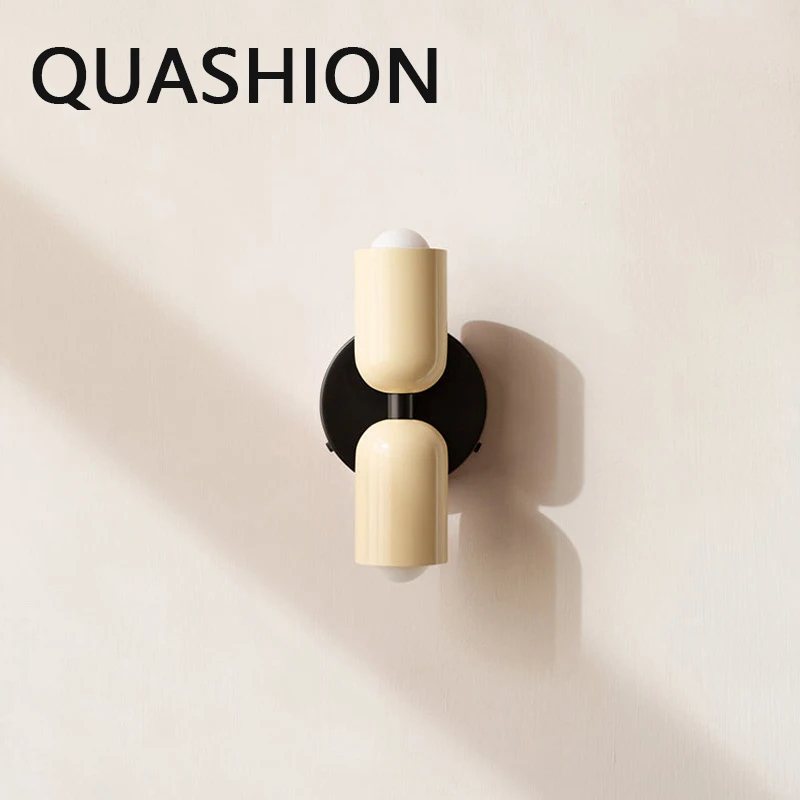 

QUASHION Indoor Home Decor Wall Lamp Multiple Colors Match Up Down Two Lights Sconce Corridor Stairs Decoration Lighting Fixture