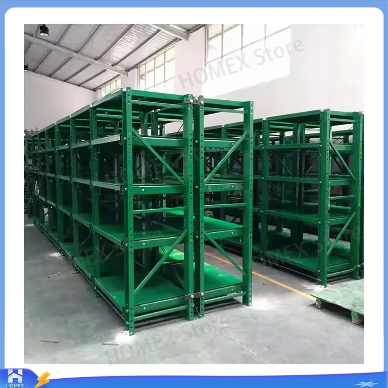 Heavy Duty Tool and Mold Storage Rack Industrial Warehouse Shelving Unit Metal Die Casting Organizer High Capacity Adjustable