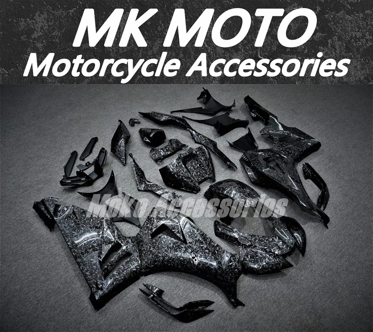 

Комплект обтекателей для мотоцикла CBR1000RR-R 2025 Fireblade SP, набор кузовных деталей из АБС-пластика с имитацией кованого карбона