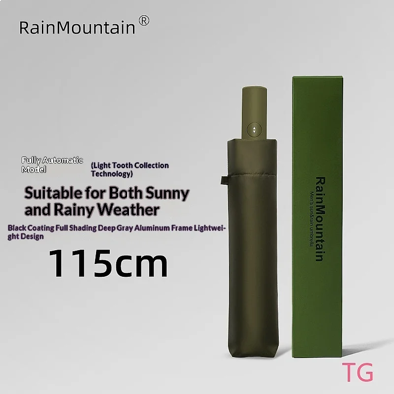rain-mountain-foldable-solid-auto-umbrella-anti-bounce-reinforced-sun-rain-115cm