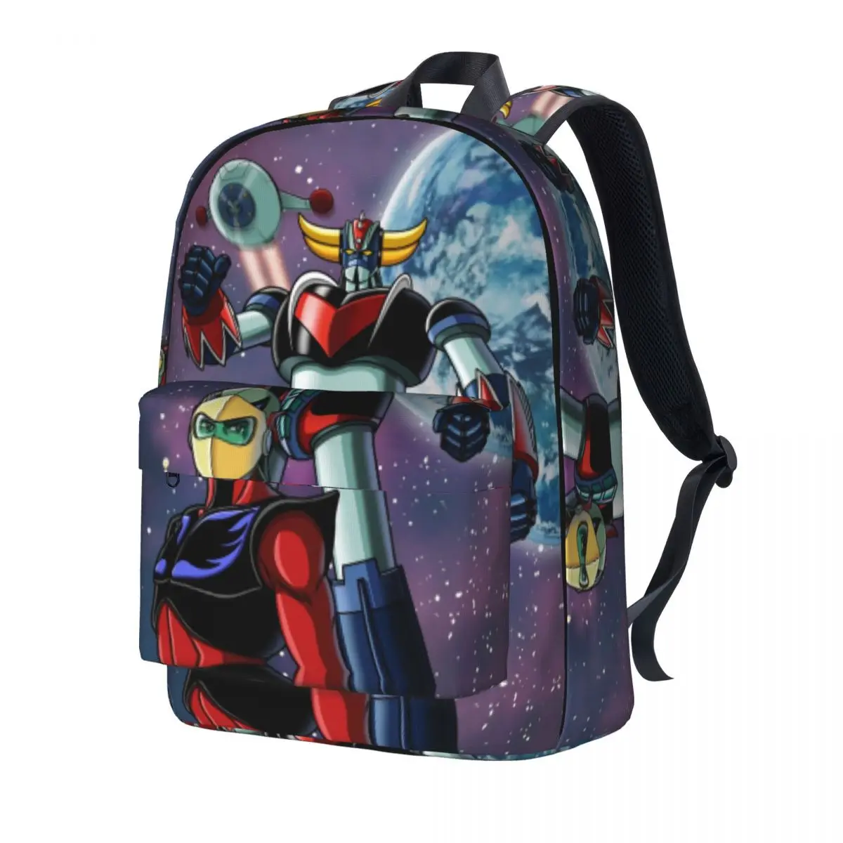 Ufo R-Robots G-Grendizers Backpack Goldorak Anime Manga Hiking Backpacks Women Custom Durable High School Bags Stylish Rucksack