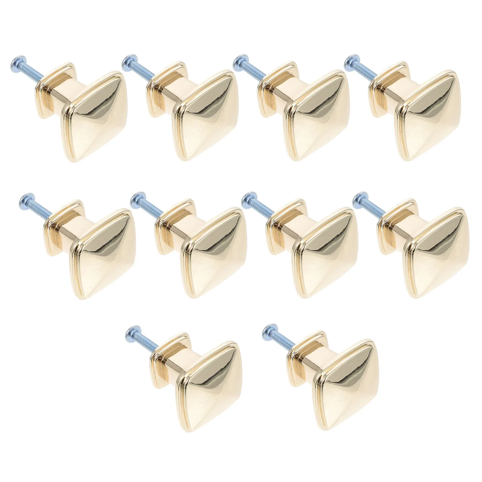 

10Pcs Zinc Alloy Black Square Cabinet Knobs Drawer H les for Furniture Wardrobe Shoe Cabinets Bookcases Door Pull H