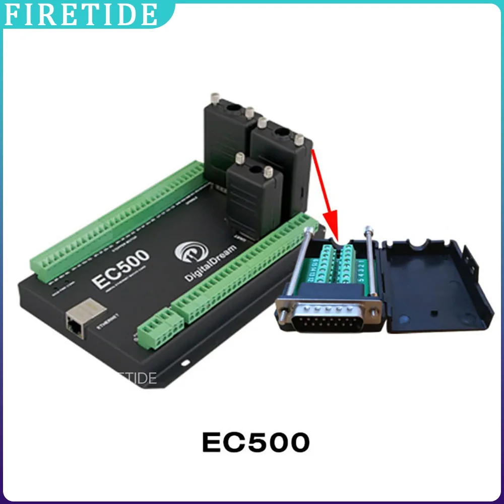 

For CNC DIY Engraver Router Machine EC500 Ethernet 3 4 5 6 Axis Mach3 Motion Control Breakout Board