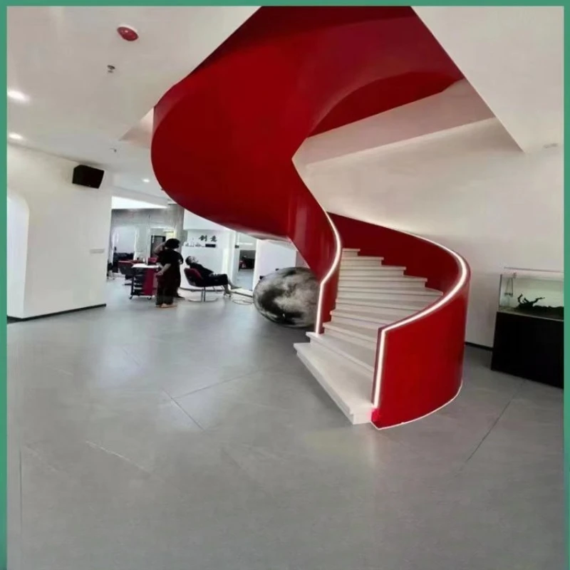 Loft duplex staircase indoor staircase tread spiral staircase
