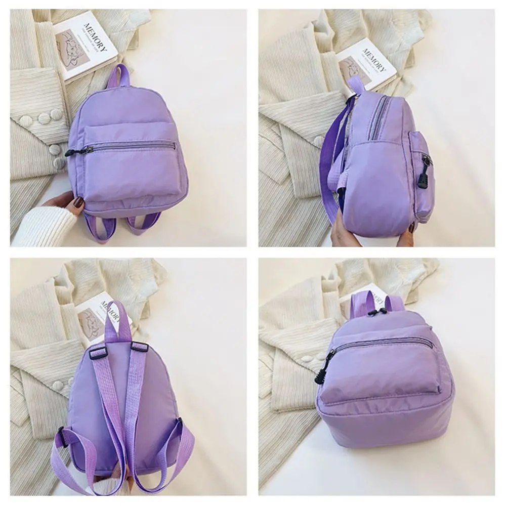 Mini Women\'s Backpacks Trend Nylon Female Bag Small School Bags White Rucksack For Teen Girls Fashion Casual Backpack