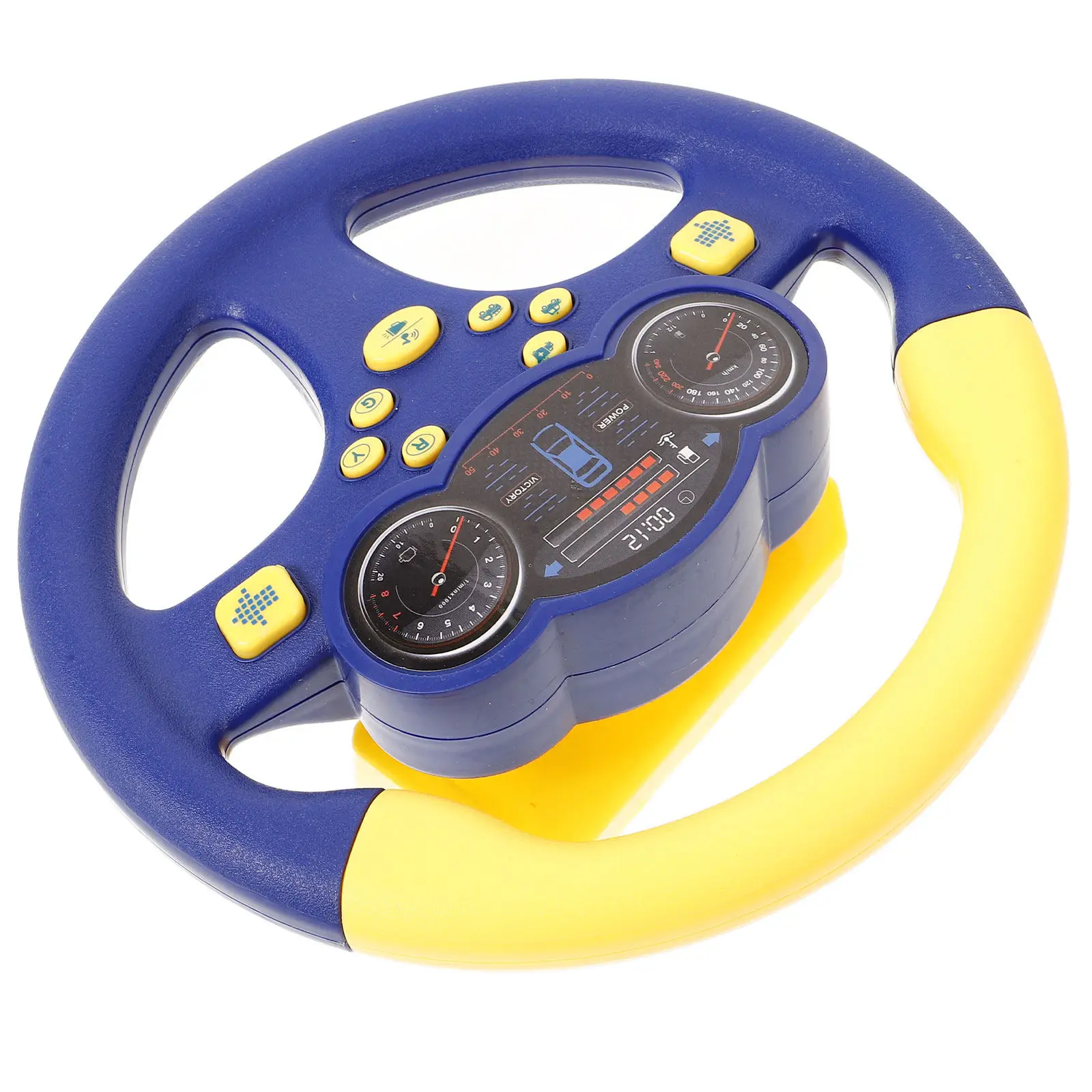 Simulated Driving Steering Wheel Children Small Size Easy Grip for Early Education Cognitive Development Coordination