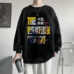 Weerbericht Anime Sweatshirts Jojo 'S Bizarre Adventure Manga Grafische Oversize Mannen Trui Trainingspak Vrouwen Top Winter Kleding