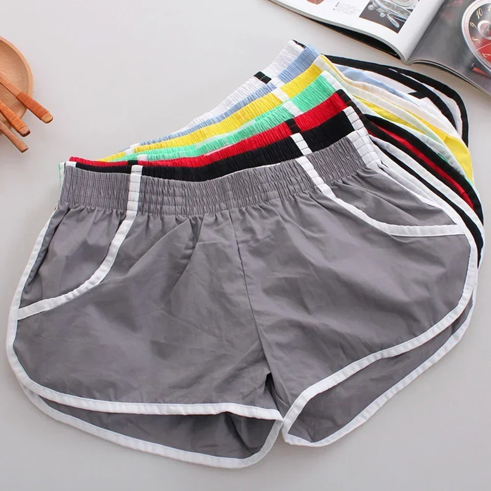 Calções masculinos cintura baixa roupa interior calças curtas algodão casual sportwear shorts