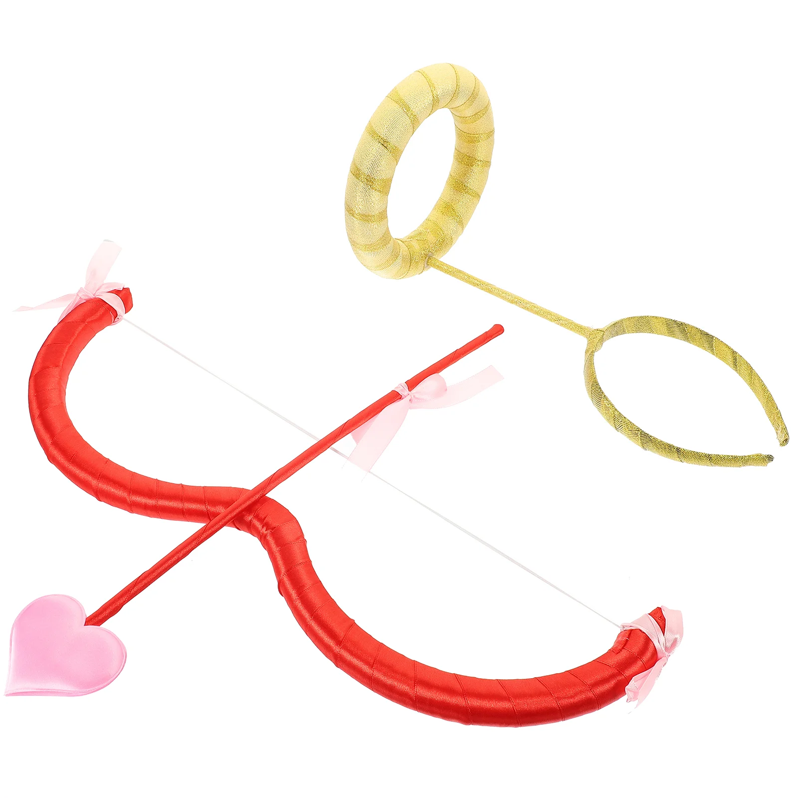 

Cupid Bow and Arrow Props Costume Valentine Headband Themed Foams Cosplay Adorable