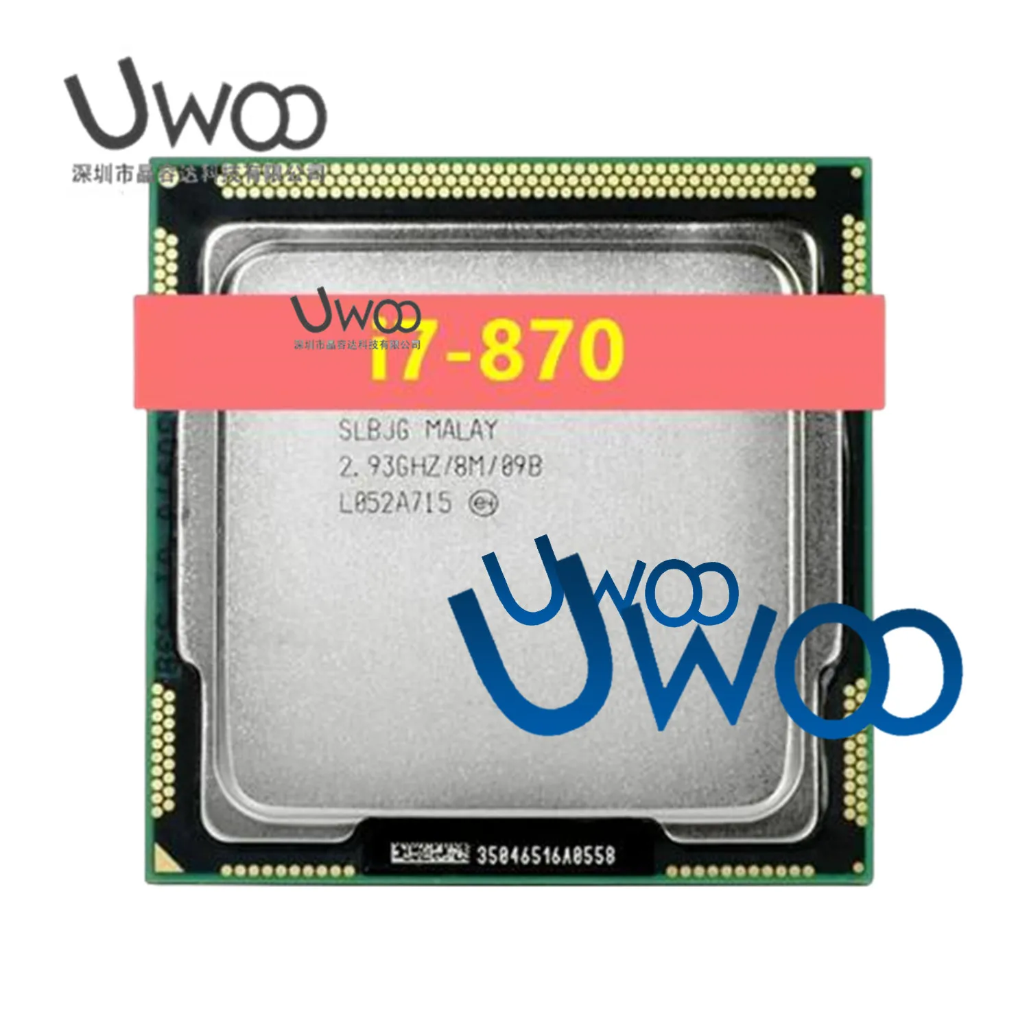 Processor i7 870 Quad Core 2.93GHz TDP 95W LGA 1156 8MB Cache Desktop CPU