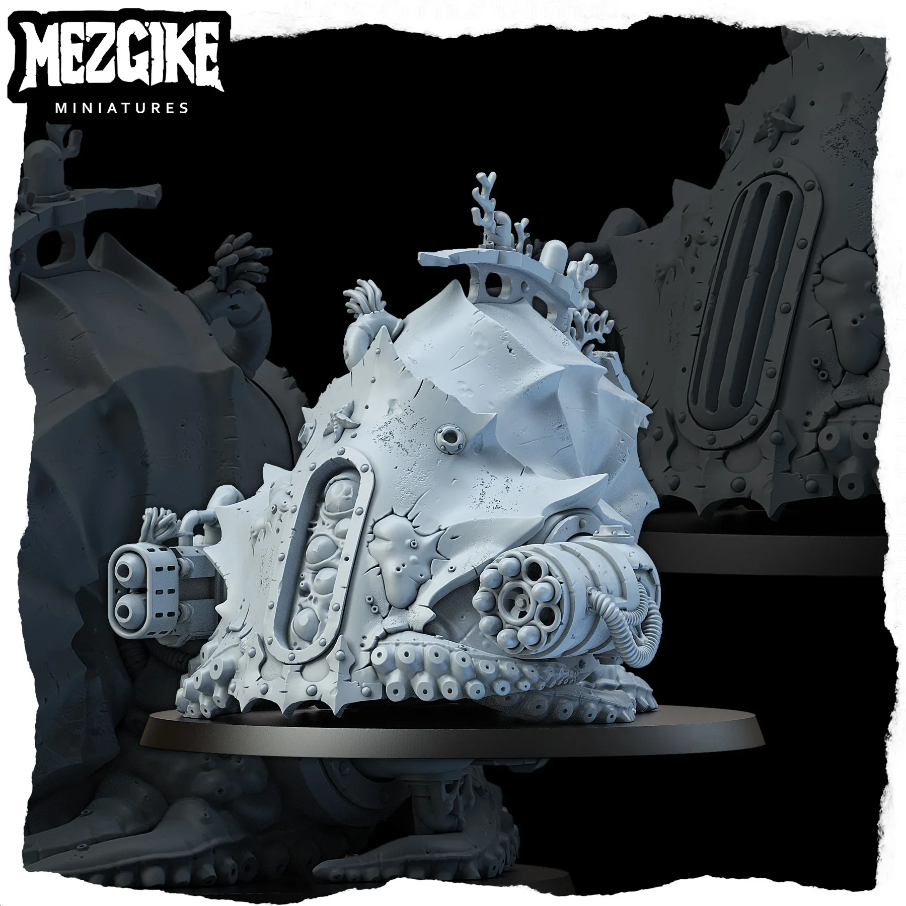 Death shell crawlers Miniature, Proxy Figurine, Plague Figure, Space Walker, Plasma Gun, HD 3D Printed Resin Model, Wargame