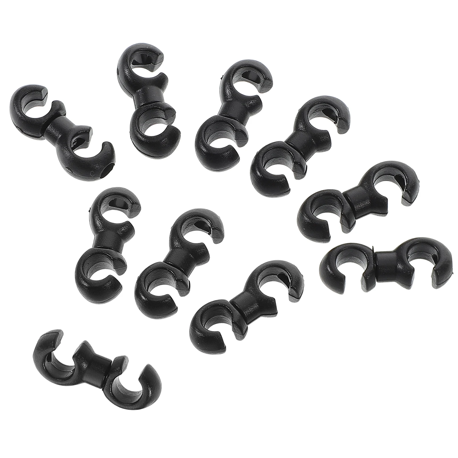 

10Pcs Bicycle Cable Clips Plastic S-Hook Clamps for Brake Shift Cables Bike Line Fixing Holder Road Mountain Bike Accessories