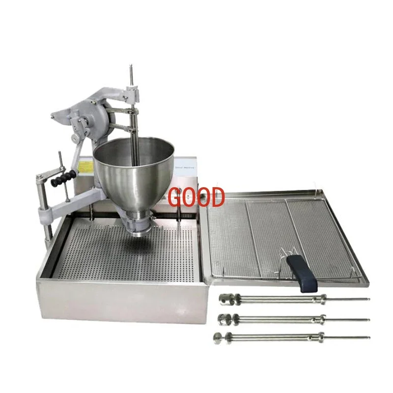 Electric Heating Doughnut Machine Commercial Stainless Steel Multi-Function Automatic Donuts Fryer Machine