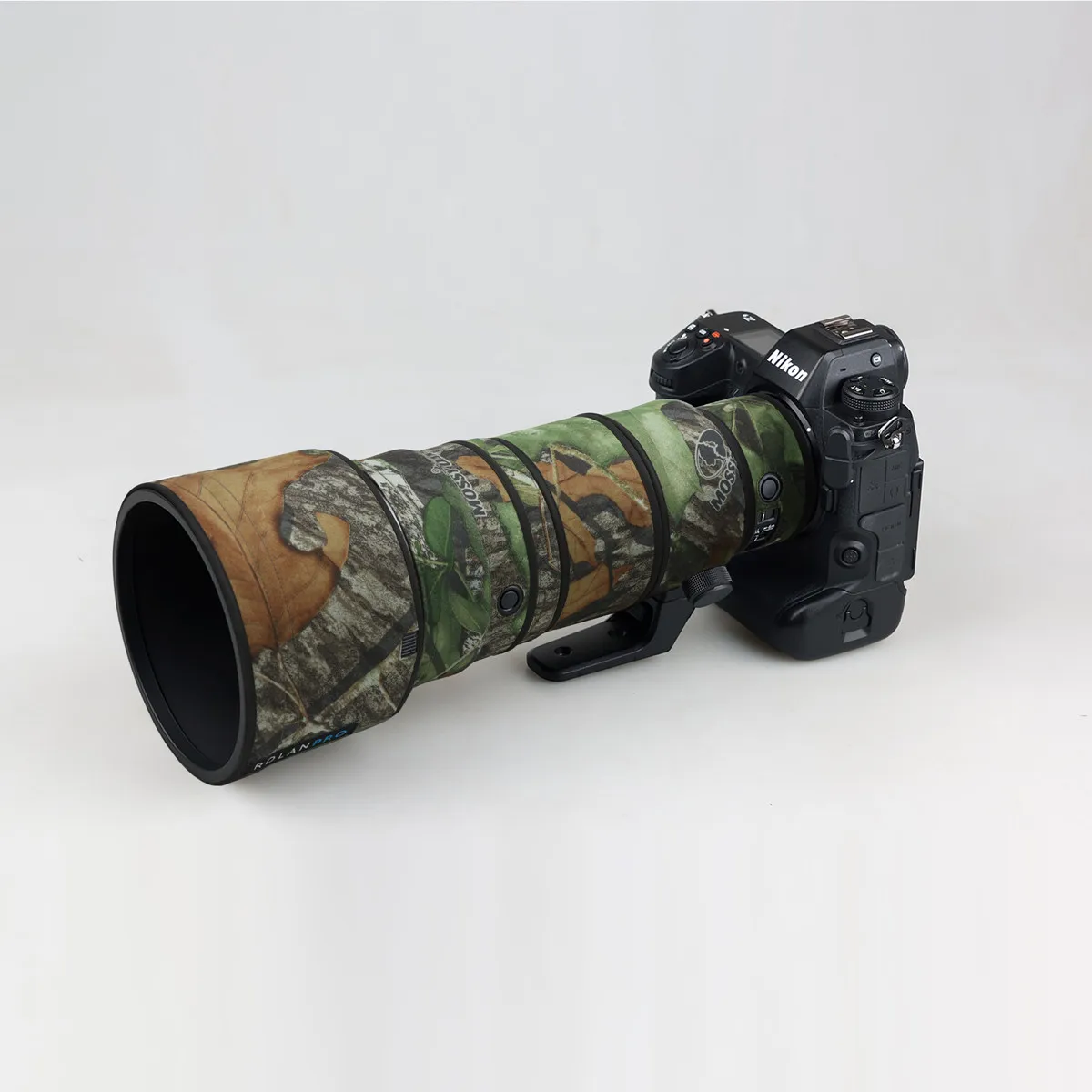 ROLANPRO Waterproof Lens Camouflage Coat For Nikon Z 400mm F4.5 VR S Rain Cover Protective Sleeve Z400 400 F/4.5 Guns Case