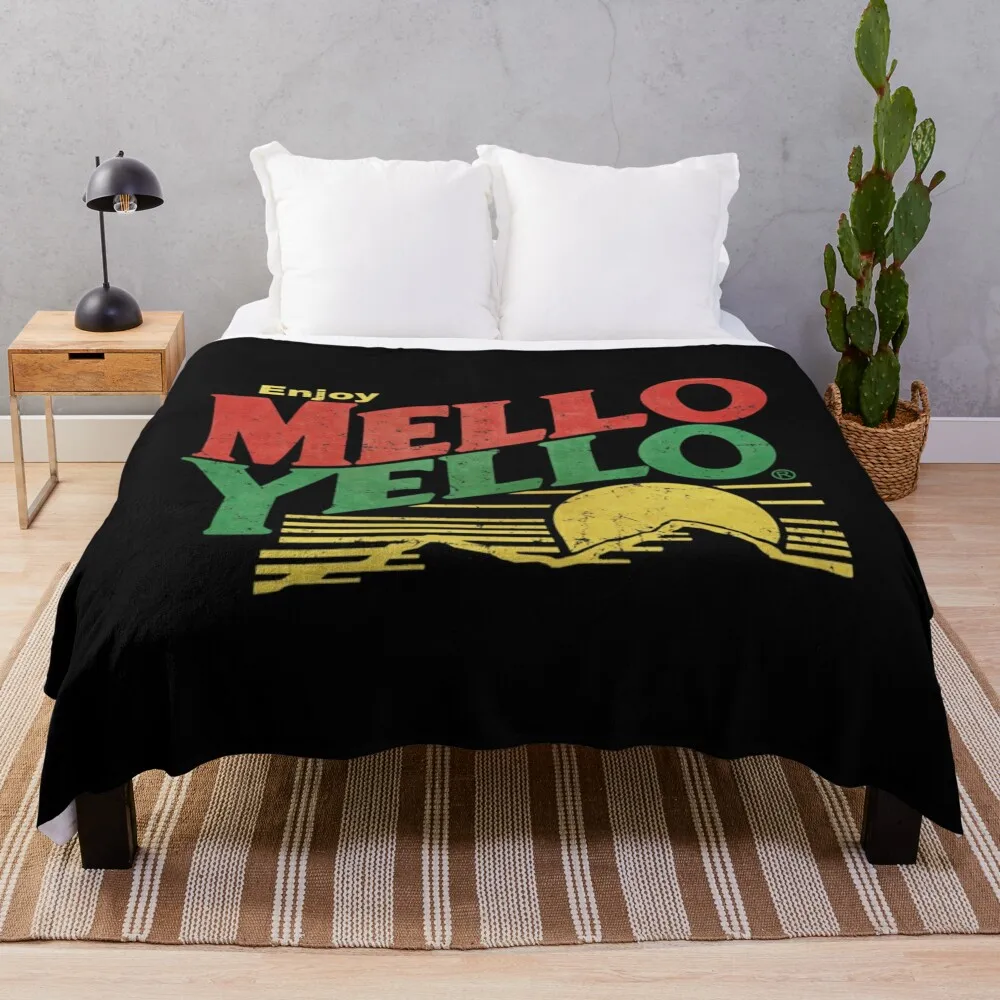 Mello Yello Throw Blanket Quilt christmas decoration Luxury Picnic Blankets