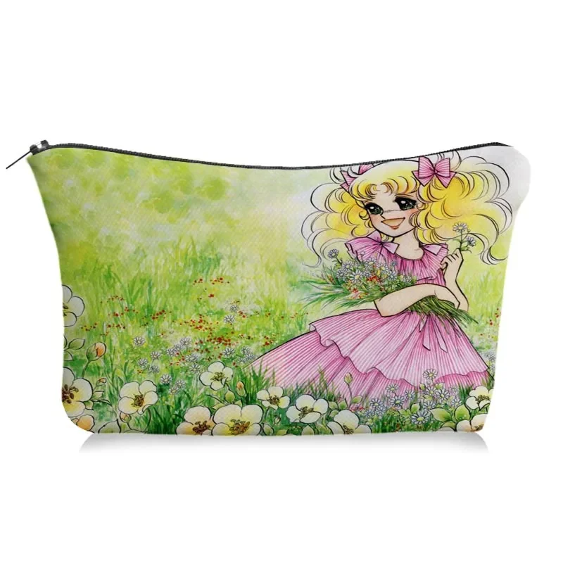 Candy Candy Doll Makeup Bag for Women Travel Cosmetic Organizer Cute Cartoon Girl Storage Toiletry Bags