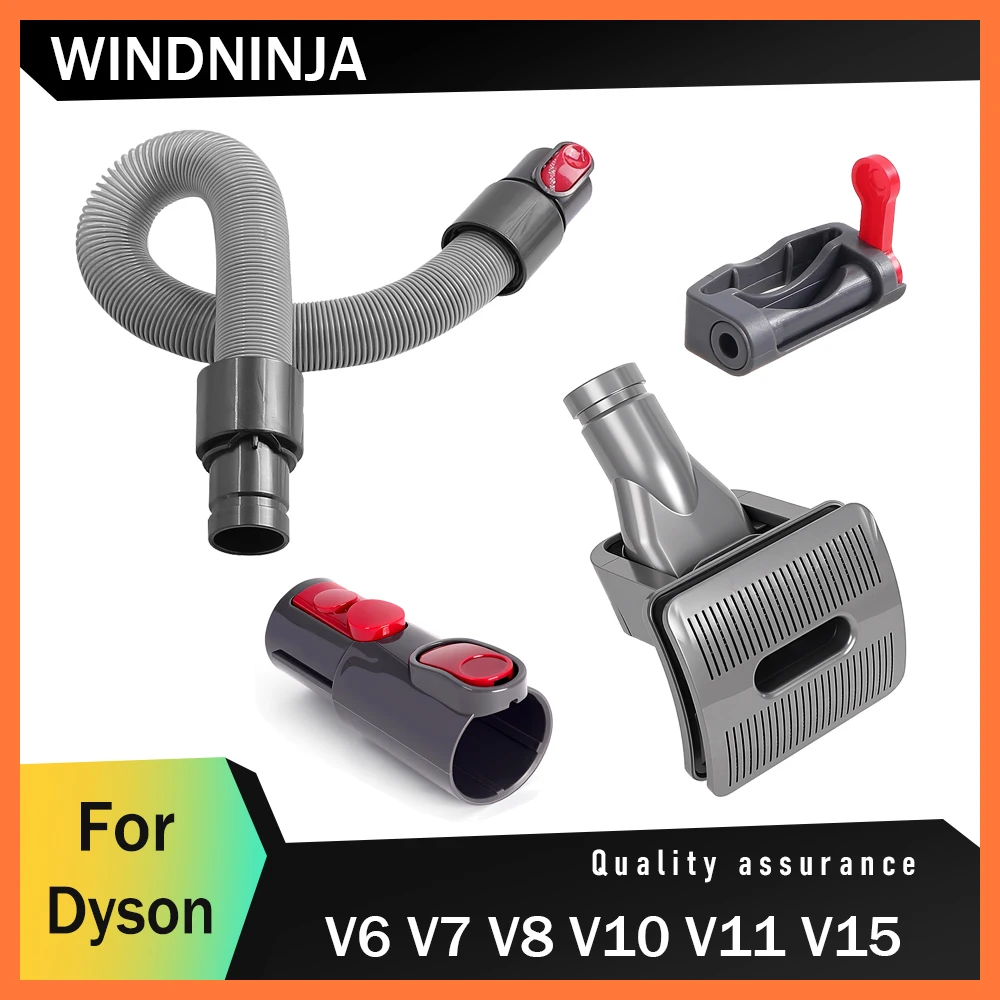 อุปกรณ์เสริมแปรงสำหรับสุนัขเจ้าบ่าวสำหรับเครื่องดูดฝุ่นไดสันอะแดปเตอร์สำหรับไดสัน V6 V7 V8 V10 V11 V15 เครื่องดูดฝุ่นพร้อมตัวแปลงเครื่องมือ
