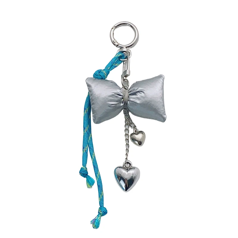 Simple Bow Keychains Pendant For Women Girls Creative Mobile Phone Chain Exquisite Backpack Decoration Accessories Gifts