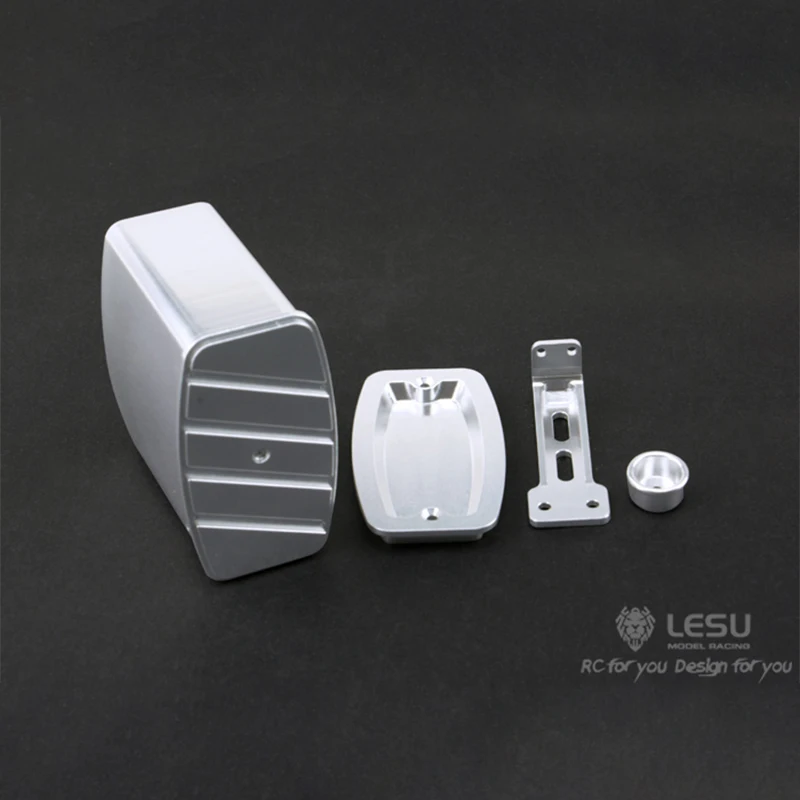 

LESU 1/16 грузовик-трактор DIY немецкий брудер металл 70003 аксессуары для имитации выхлопного бака