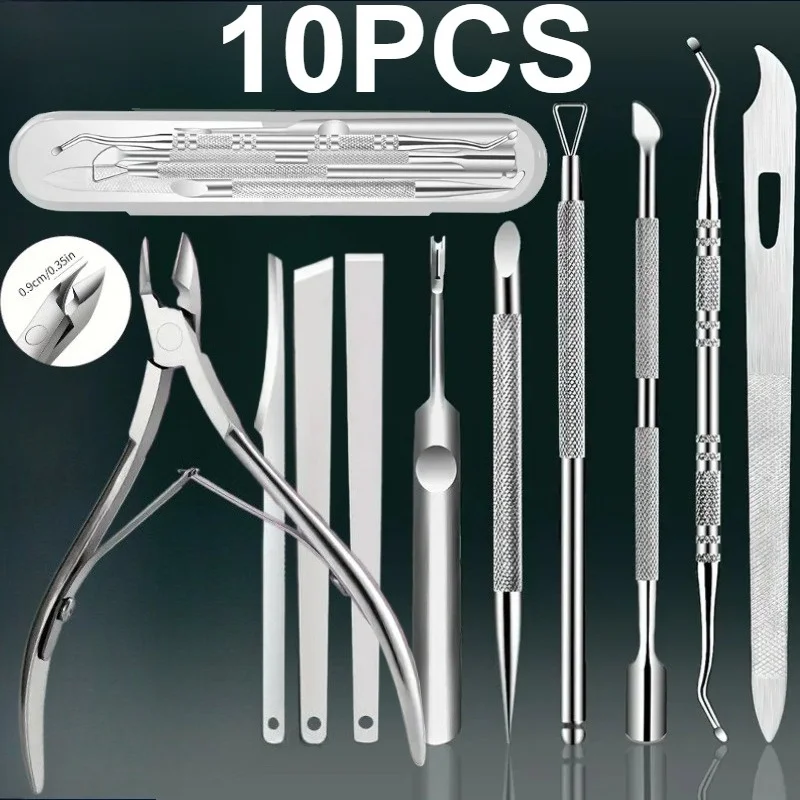 1/10pcs Care Pedicure Kit - Multi-Functional Foot Files, Rasp,and Exfoliator for Smooth Skin,Callus Removal,Cuticle Care tools