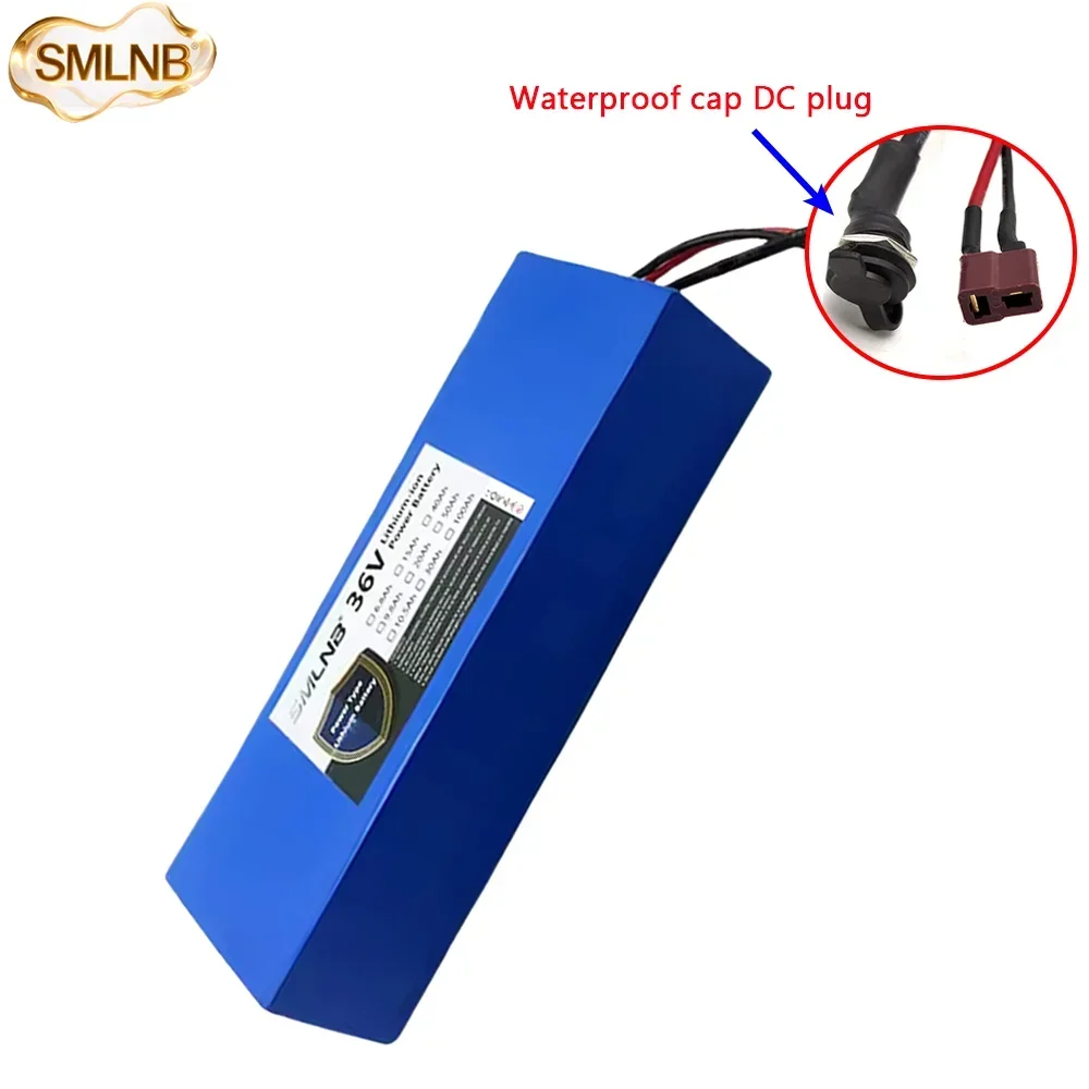 

21700 Lithium Battery Pack 36V 9800mAh Rechargeable Battery Built in BMS 10S2P For fishing bicycle Large Capacity Batteries