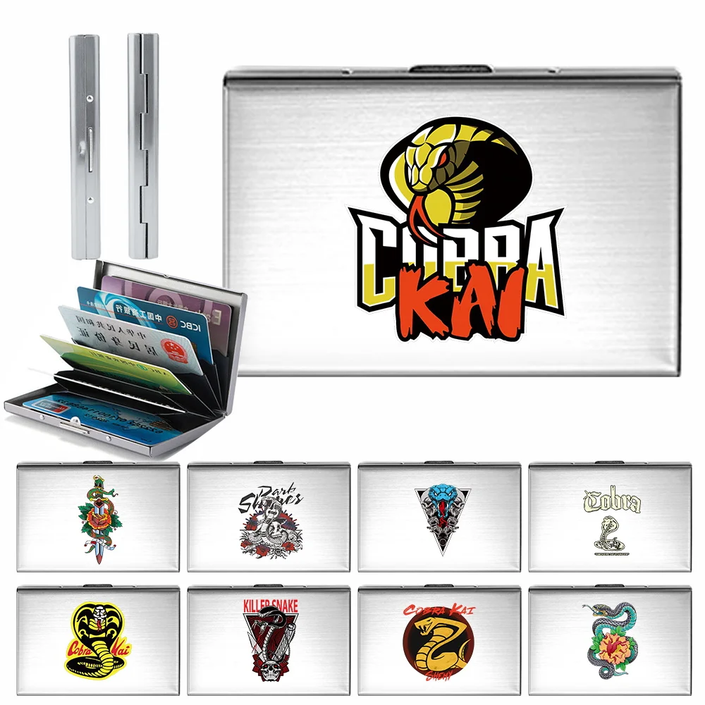 Slim Portable Card Organizer with Secure Closed Body, Bank Card Storage Case for Daily Commuting.